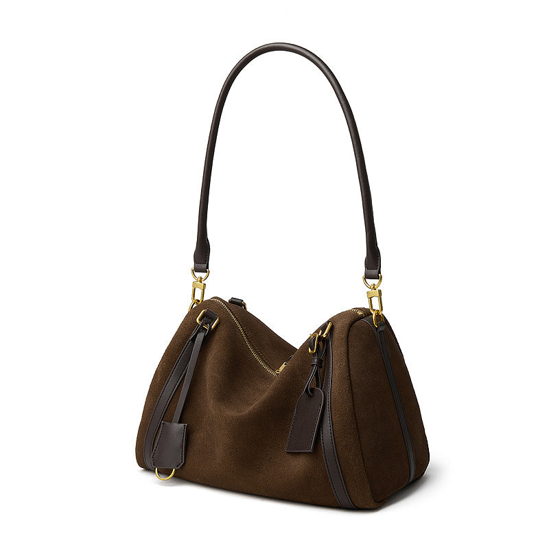 Genuine Leather Crossbody Handheld Tote Bag