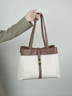 Large-Capacity Single-Shoulder Top-Handle Tote Bag