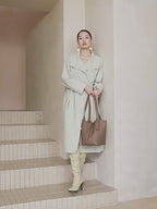 Large Capacity Shoulder Top Handle Bucket Bag