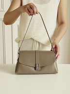 Vintage Genuine Leather Shoulder Crossbody Mini Square Bag