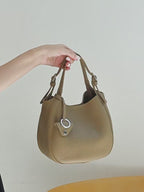 Luxurious Top Handle Shoulder Crossbody Bucket Bag