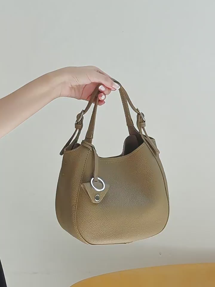 Luxurious Top Handle Shoulder Crossbody Bucket Bag