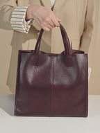 Genuine Leather Crossbody Handheld Tote Bag