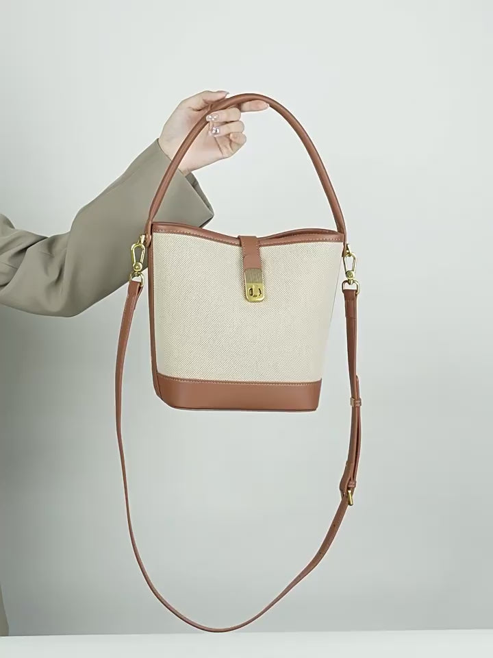 Luxury Shoulder Crossbody Top Handle Bucket Bag
