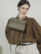 Vintage Top Handle Shoulder Crossbody Kelly Bag
