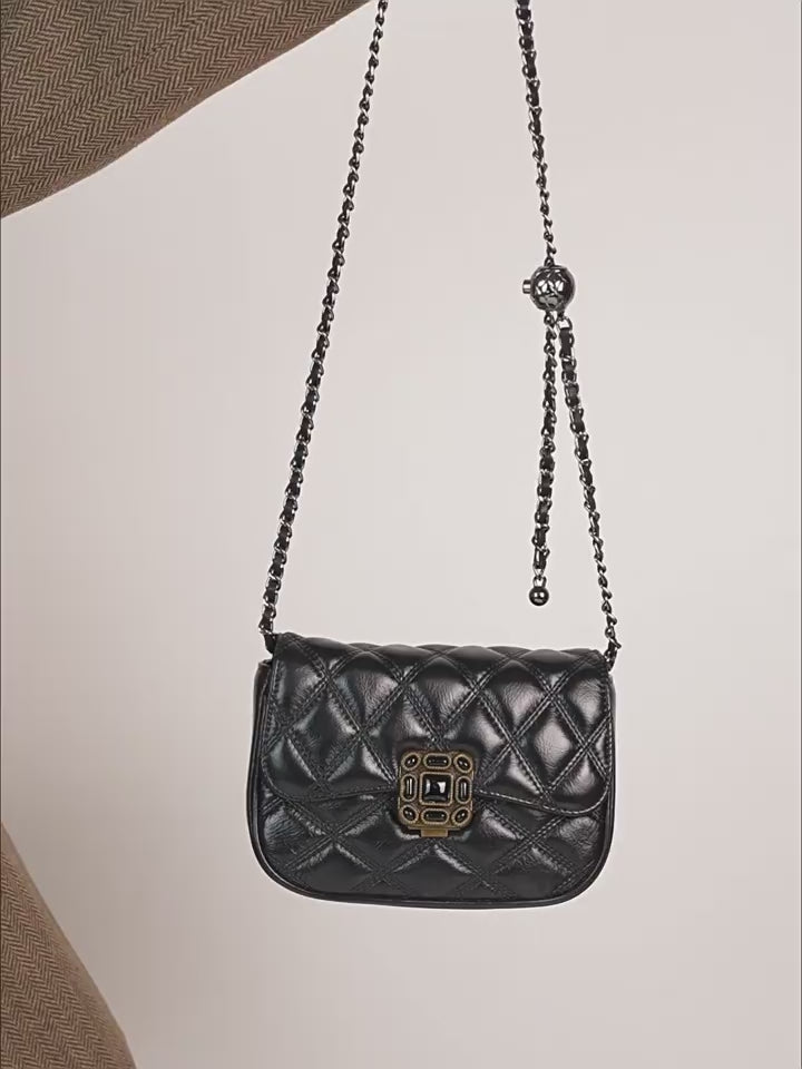 Vintage Shoulder Crossbody Handbag Small Square Bag