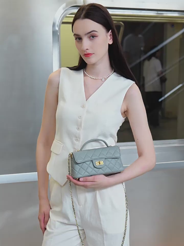 Affordable Luxury Top Handle Shoulder Crossbody Bag