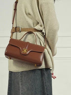Luxury Genuine Leather Shoulder Crossbody Handbag
