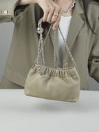 Elegant Cloud Pleated Crossbody Bag