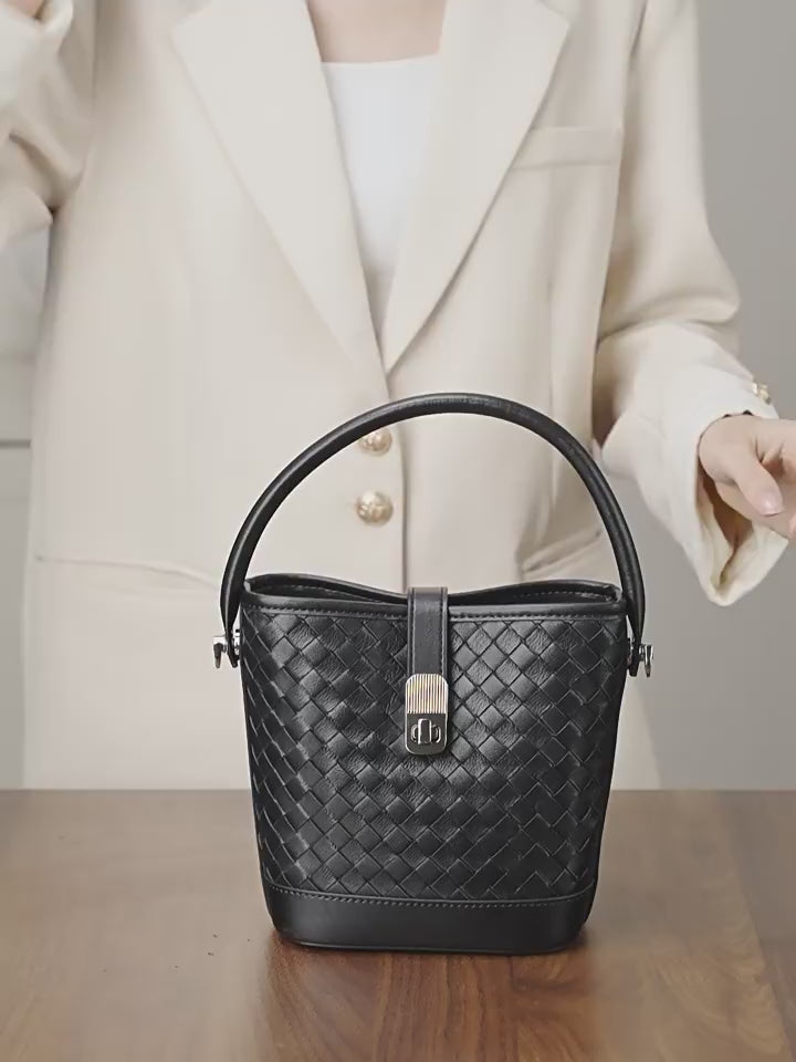 Luxury Shoulder Crossbody Top Handle Bucket Bag