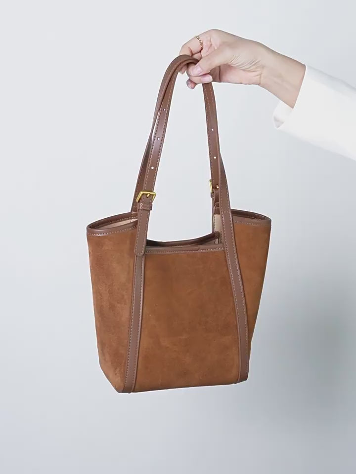 Large Capacity Top-Handle Crossbody Tote Bag