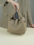 Commuter Top Handle Shoulder Crossbody Bucket Bag