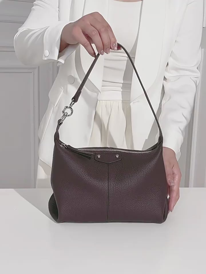 Genuine Leather Shoulder Crossbody Tote