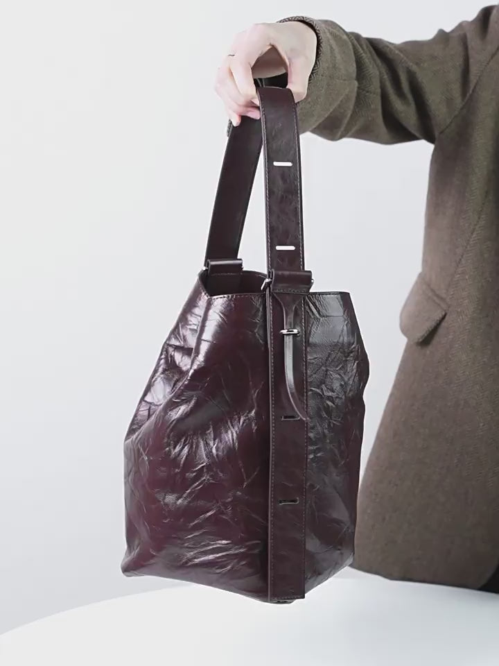 Premium Crossbody Handheld Bucket Bag