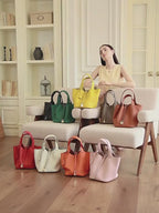 Premium Exquisite Bucket Bag with Top Handle