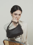 Vintage Top Handle Crossbody Dumpling Bag