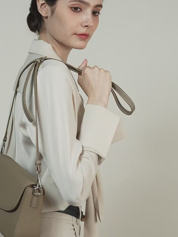 Elegant Shoulder Crossbody Handbag Small Square Bag