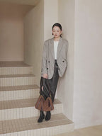 Genuine Leather Crossbody Handheld Tote Bag