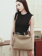 Minimalist Shoulder Crossbody Top Handle Tote Bag