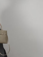 Commuter Shoulder Tote Bag With Top Handles