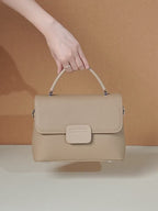 Genuine Leather Crossbody Handheld Shell Bag