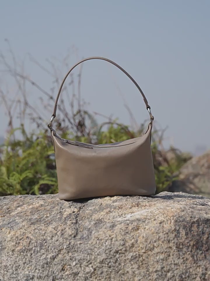 Vintage Genuine Leather Shoulder Crossbody Underarm Bag